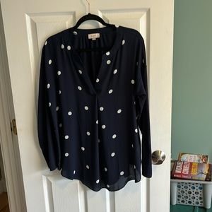LOFT long sleeve blouse